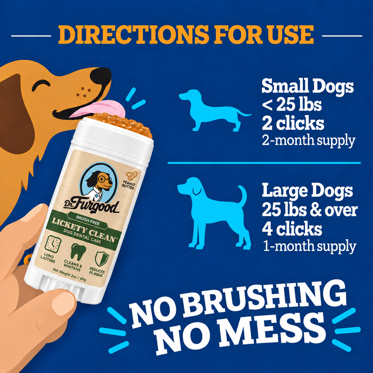 Lickety Clean™ - Brushless Oral Care Gel