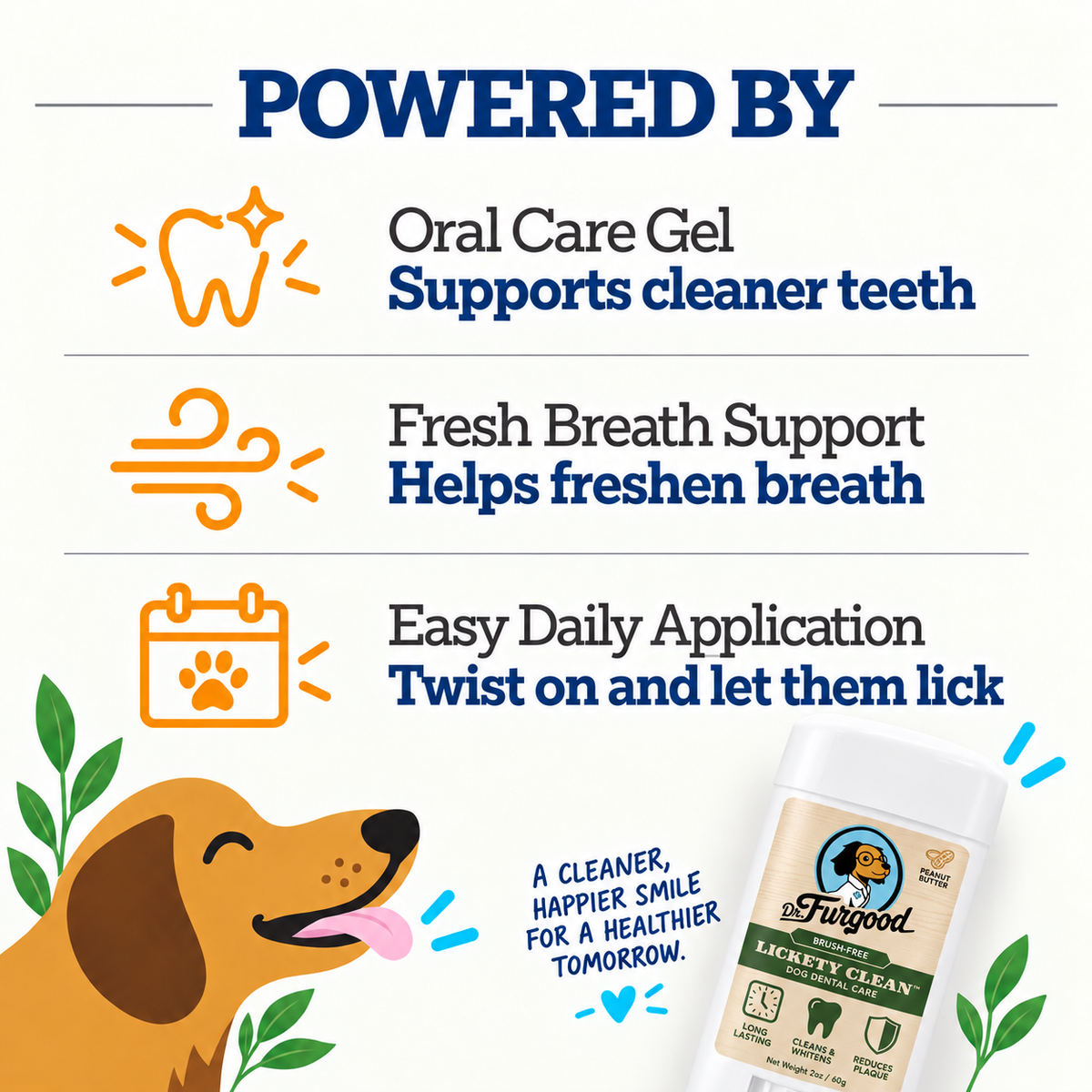 Lickety Clean™ - Brushless Oral Care Gel
