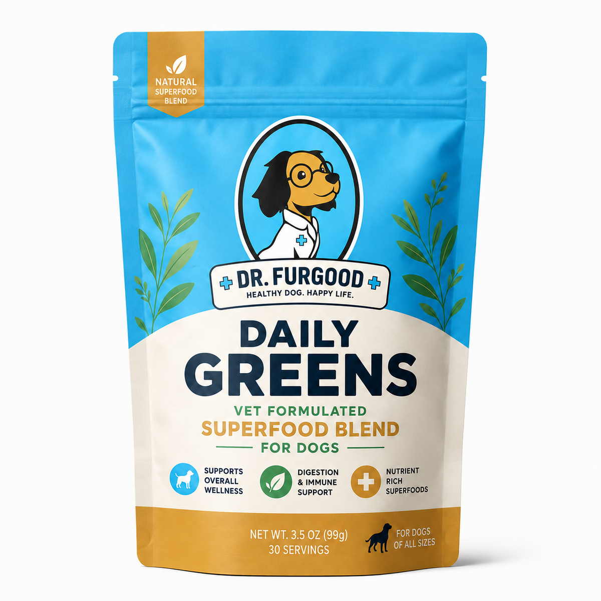 Daily Greens™  Premium Daily Dog Multivitamin Powder